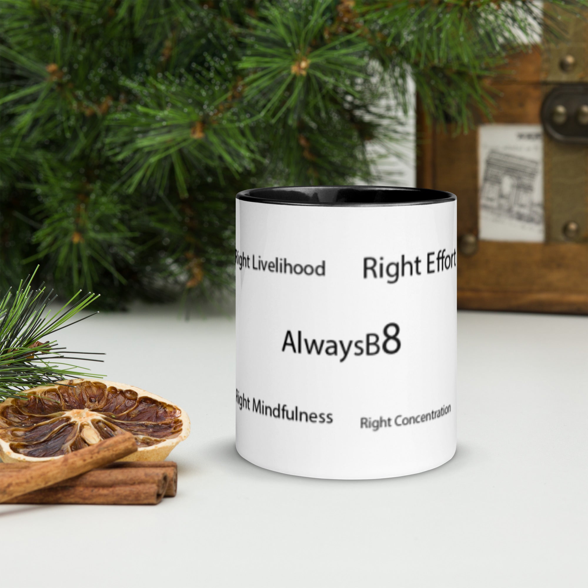 Alwaysb8 8 - Mug with Color Inside