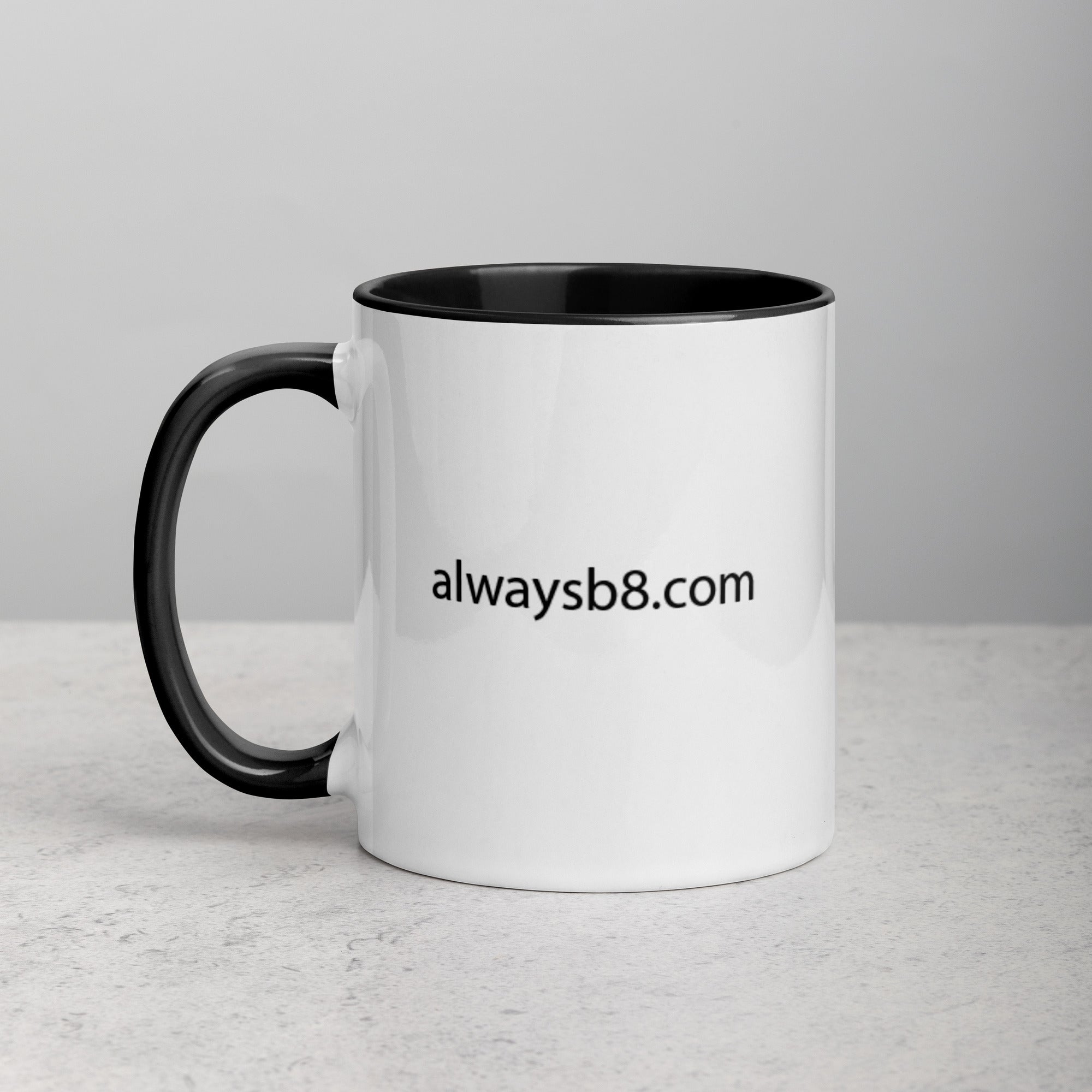 Alwaysb8 - Mug with Color Inside