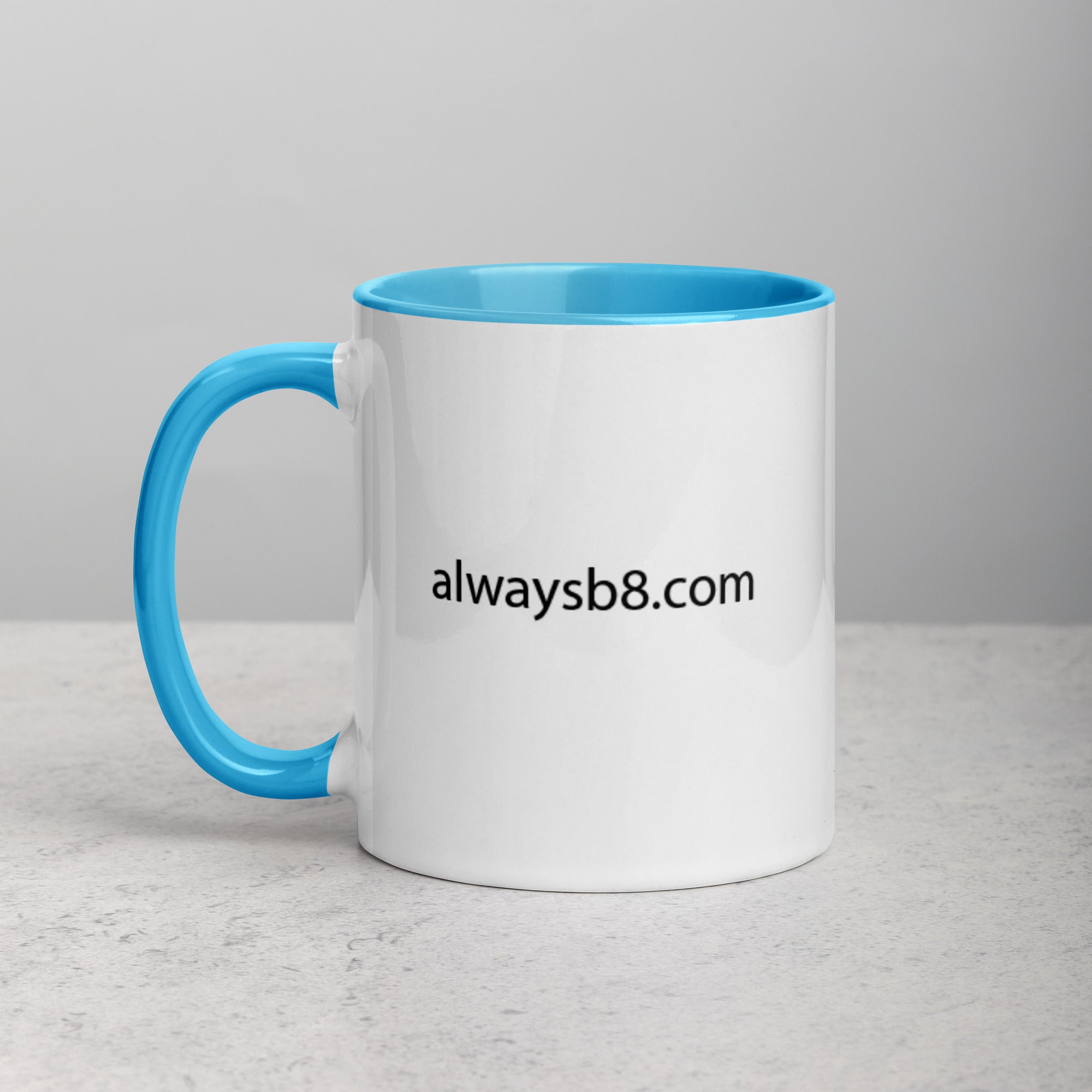 Alwaysb8 - Mug with Color Inside
