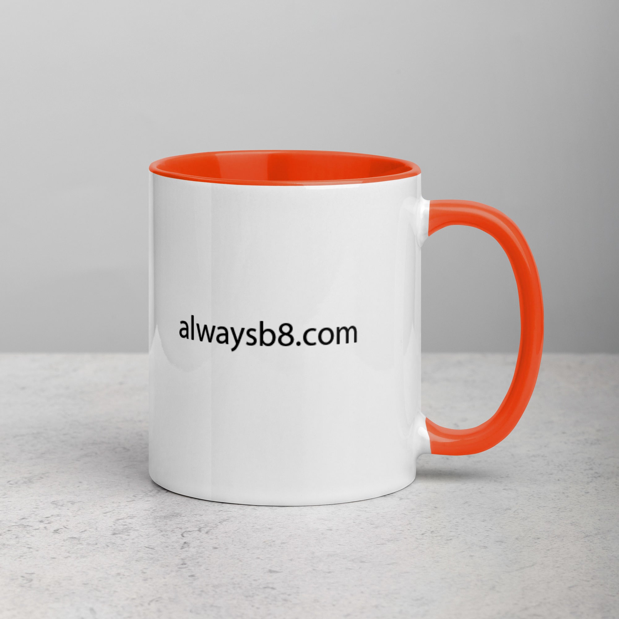 Alwaysb8 - Mug with Color Inside