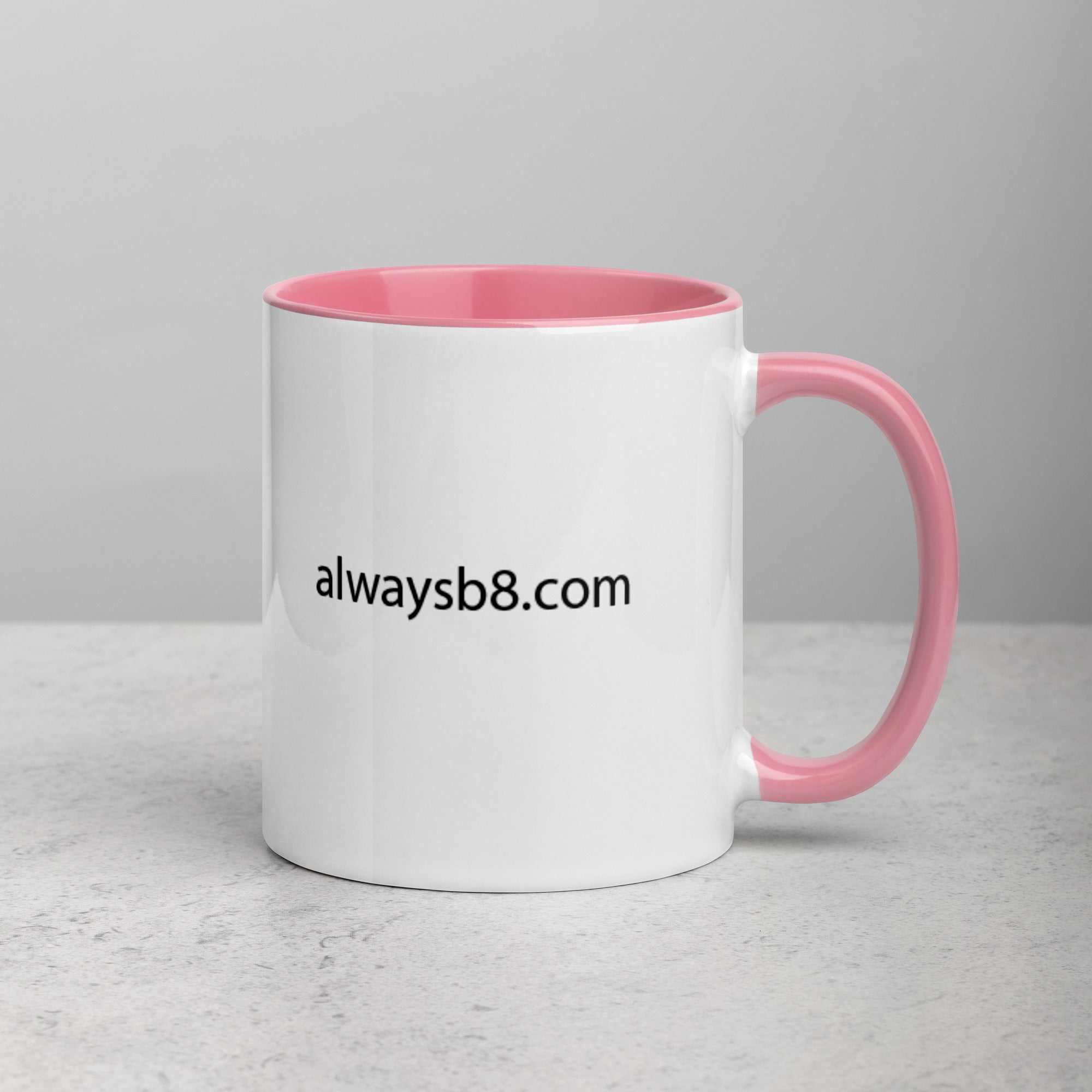 Alwaysb8 - Mug with Color Inside