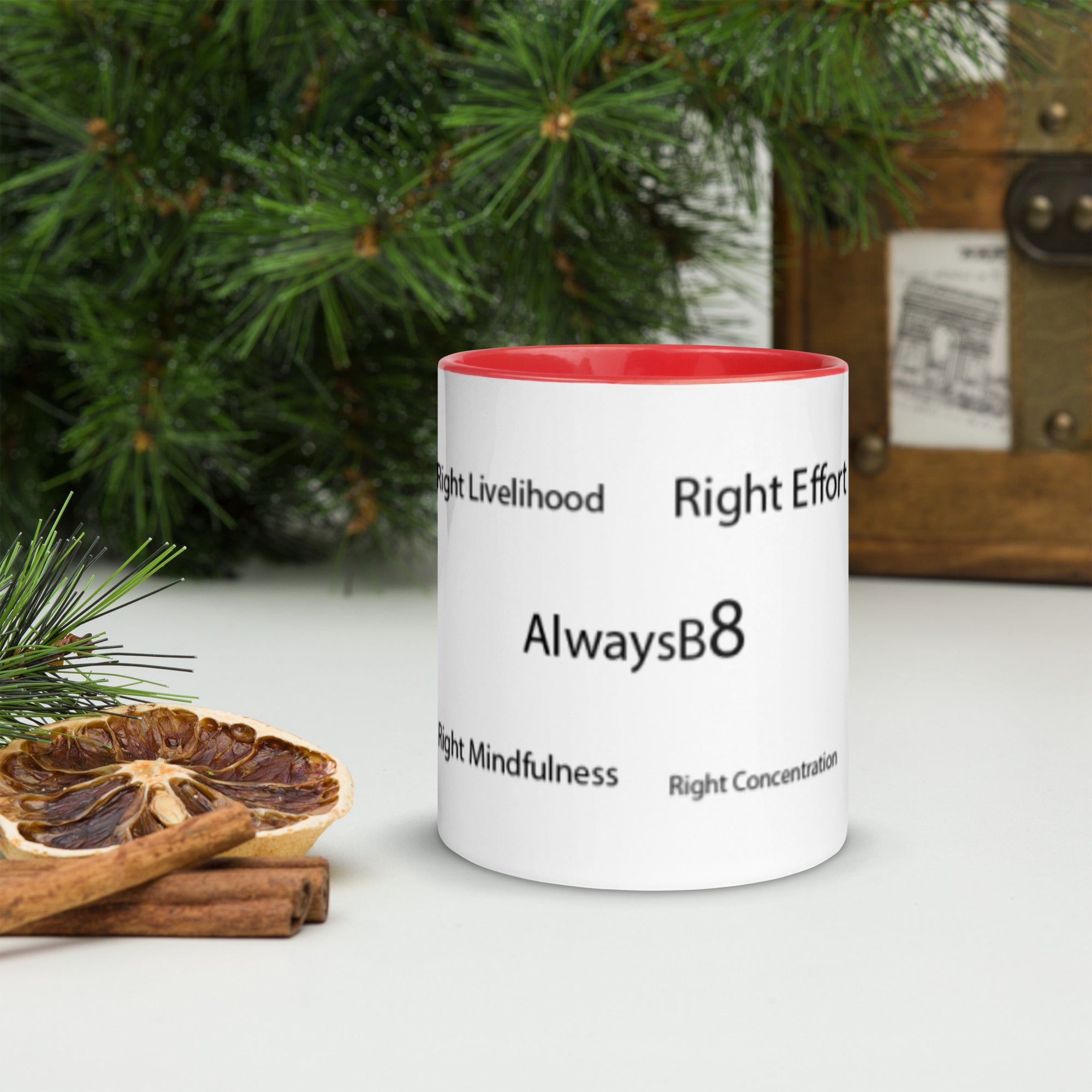 Alwaysb8 8 - Mug with Color Inside