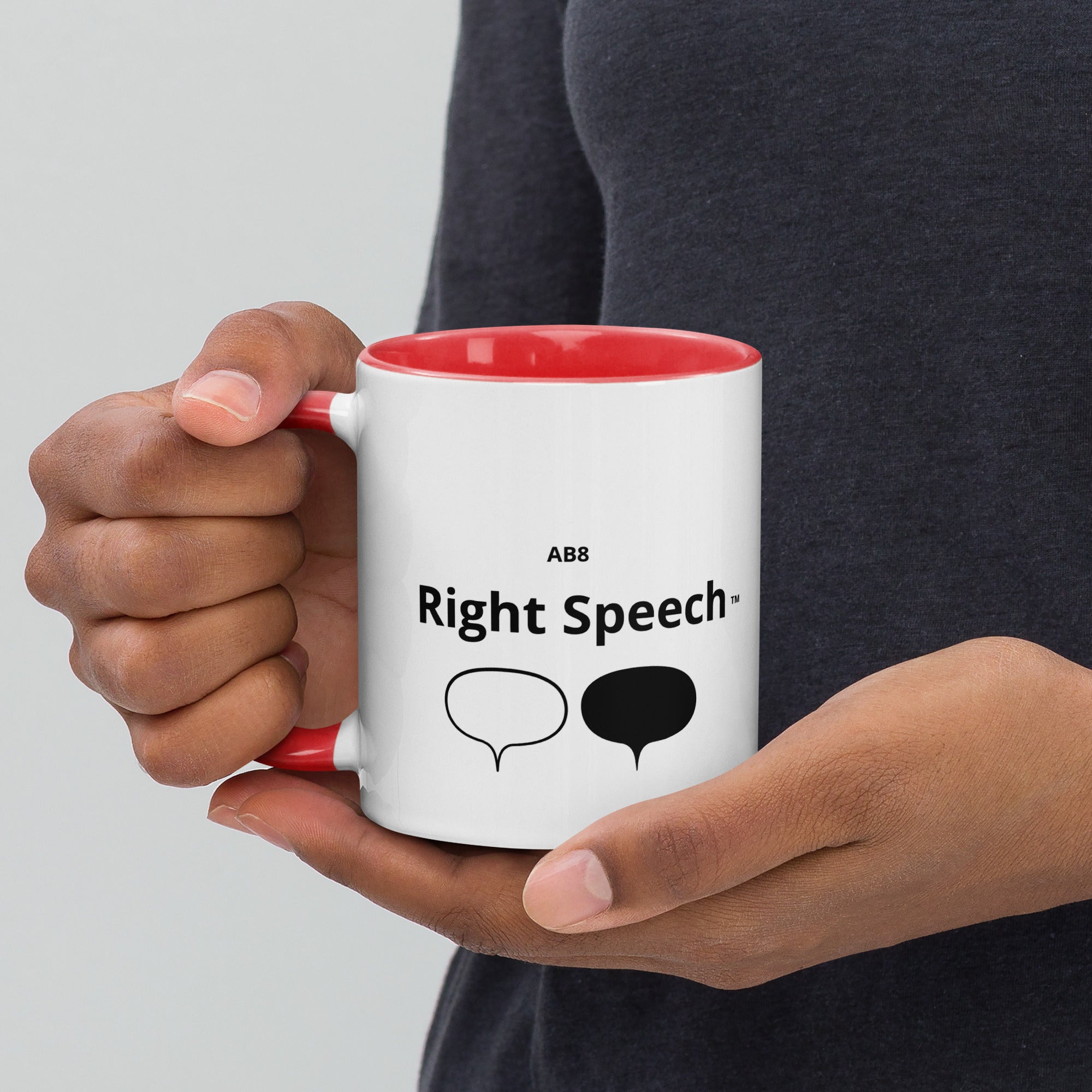 The Right Speech - Mug with Color Inside