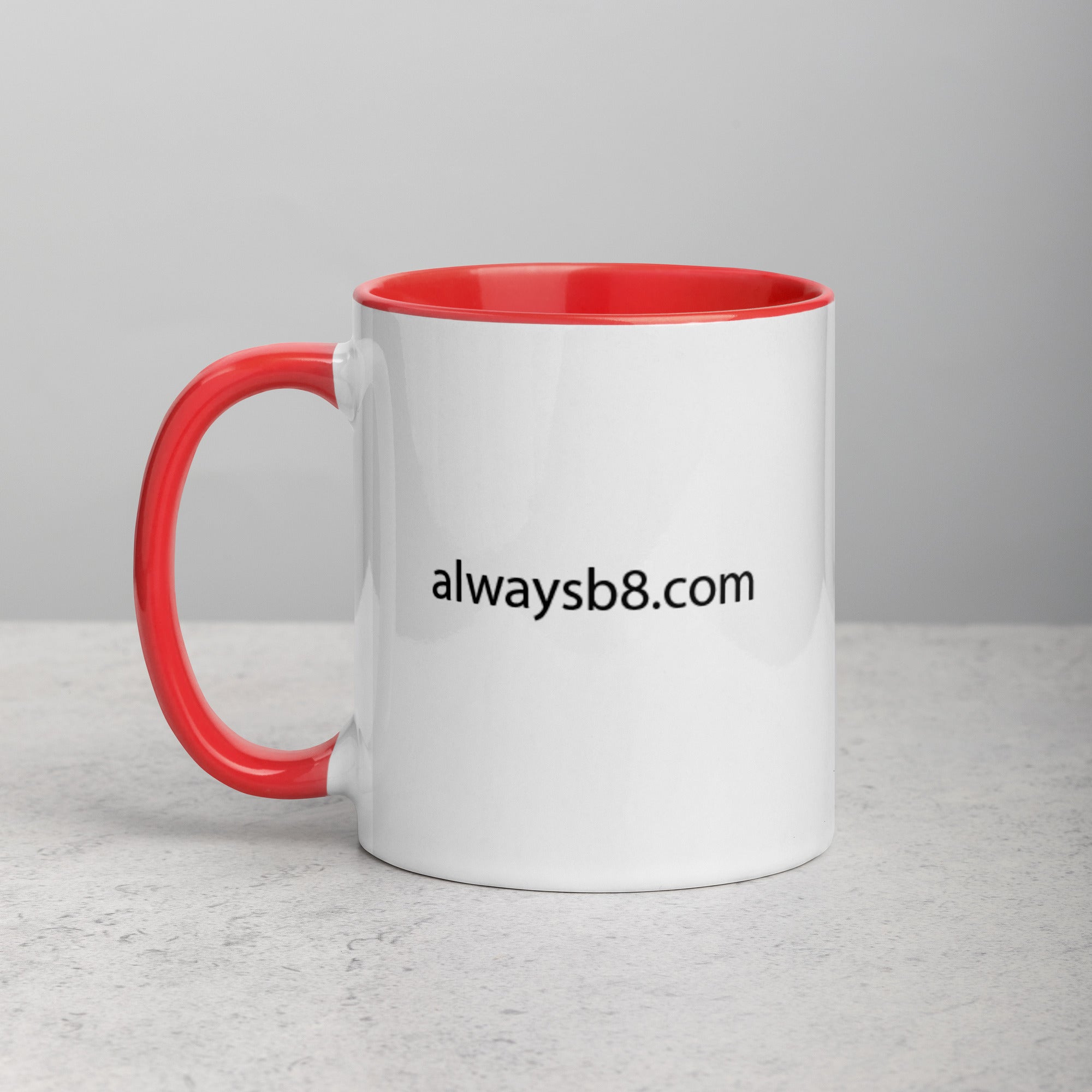 Alwaysb8 - Mug with Color Inside