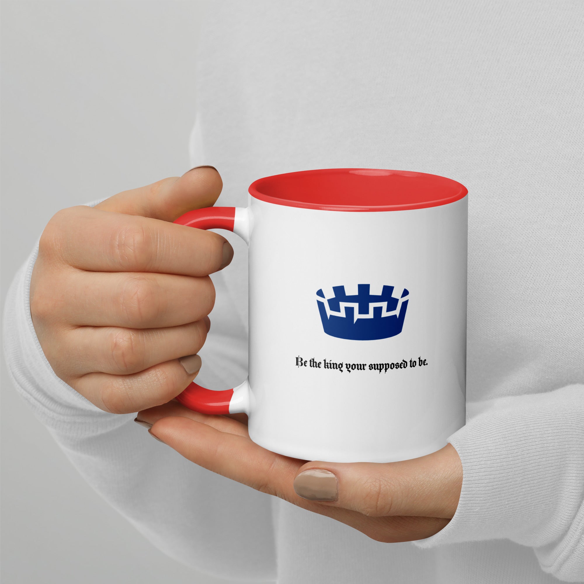 Be the King - Mug with Color Inside