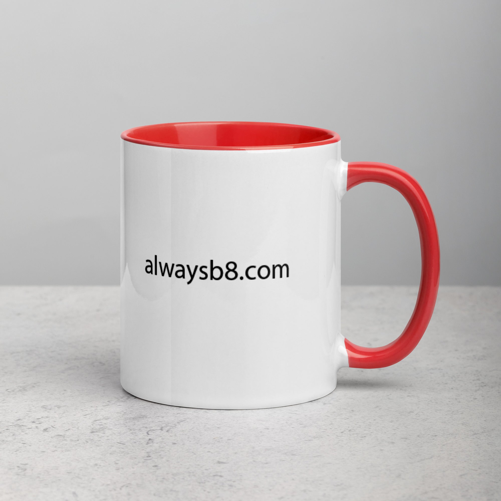 Alwaysb8 - Mug with Color Inside