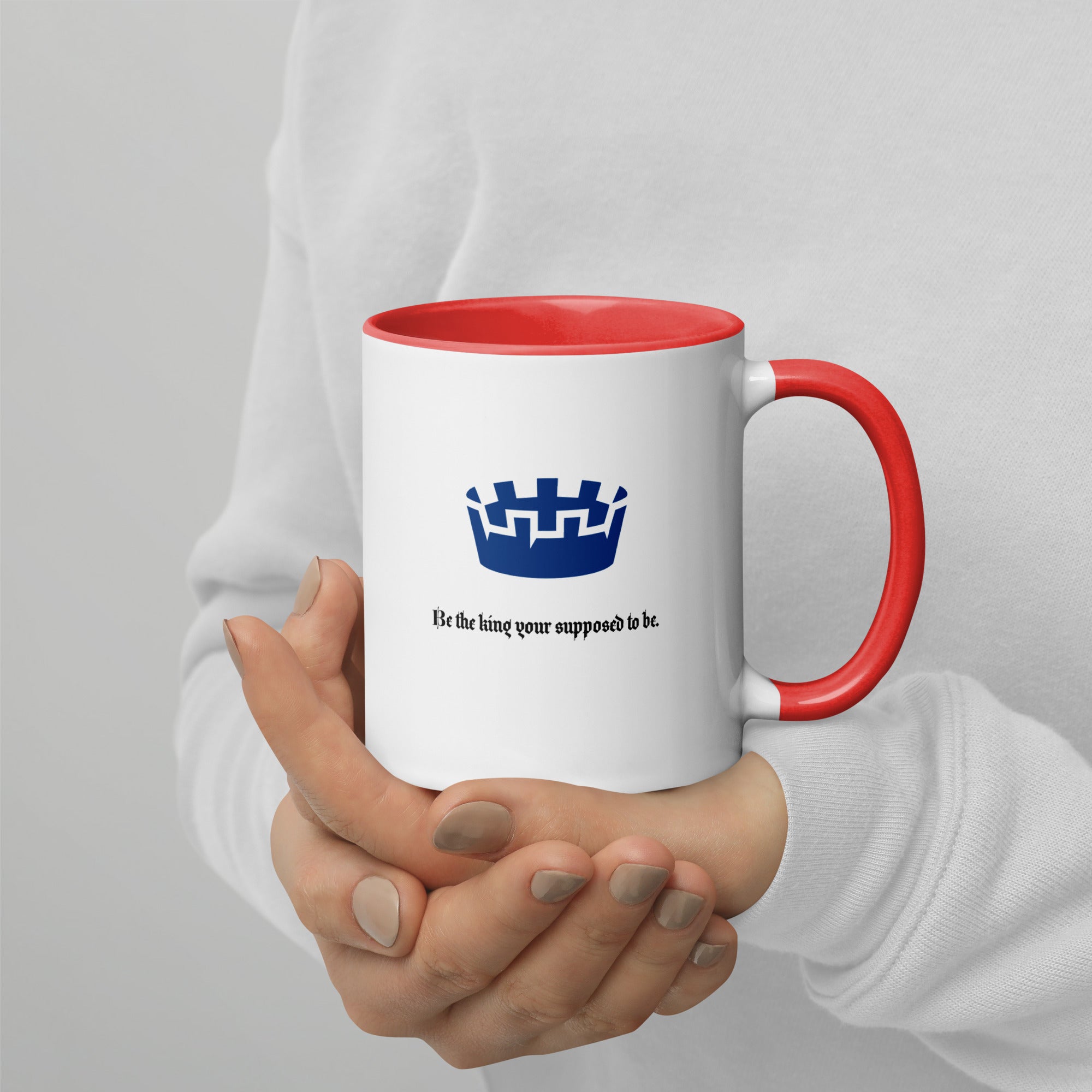 Be the King - Mug with Color Inside