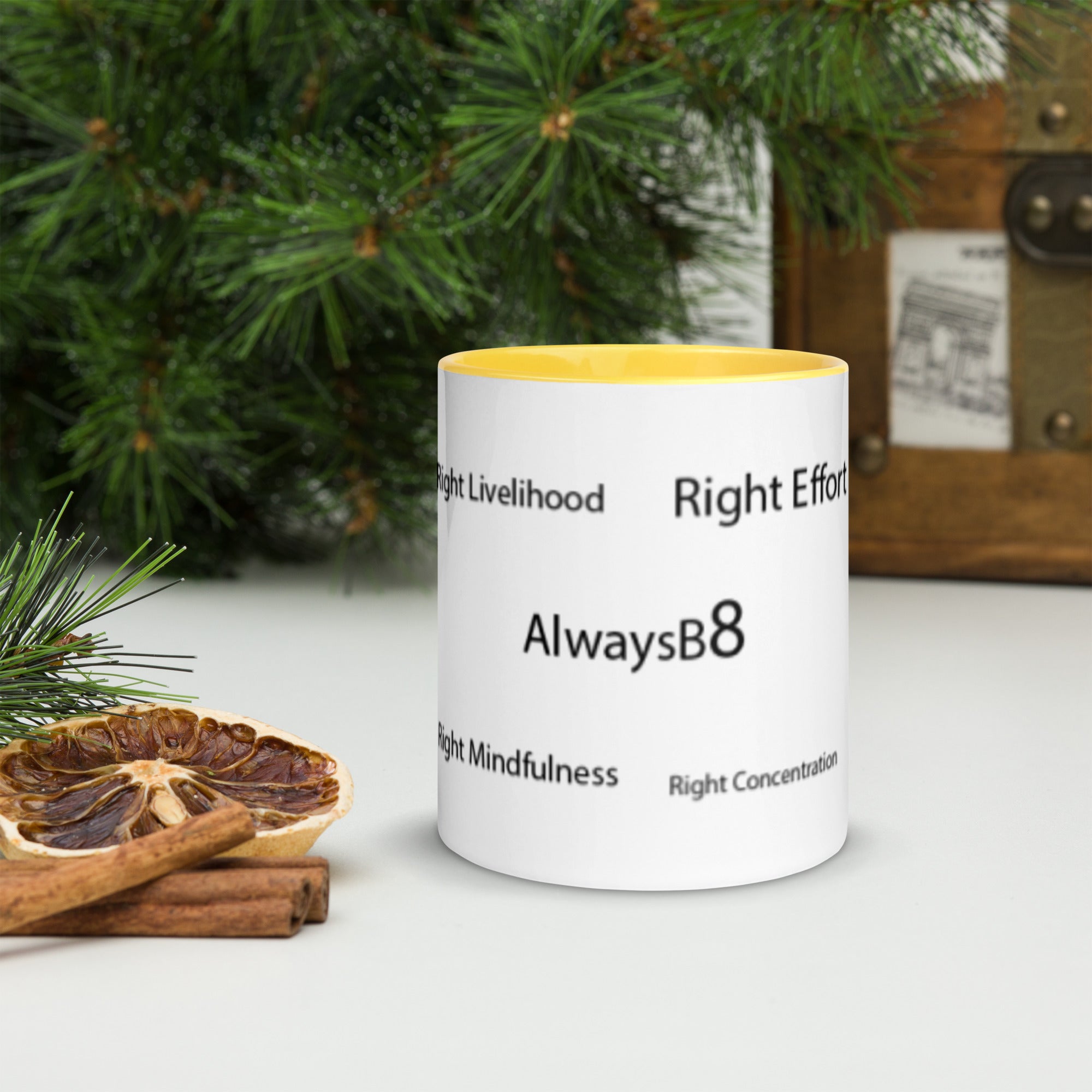 Alwaysb8 8 - Mug with Color Inside