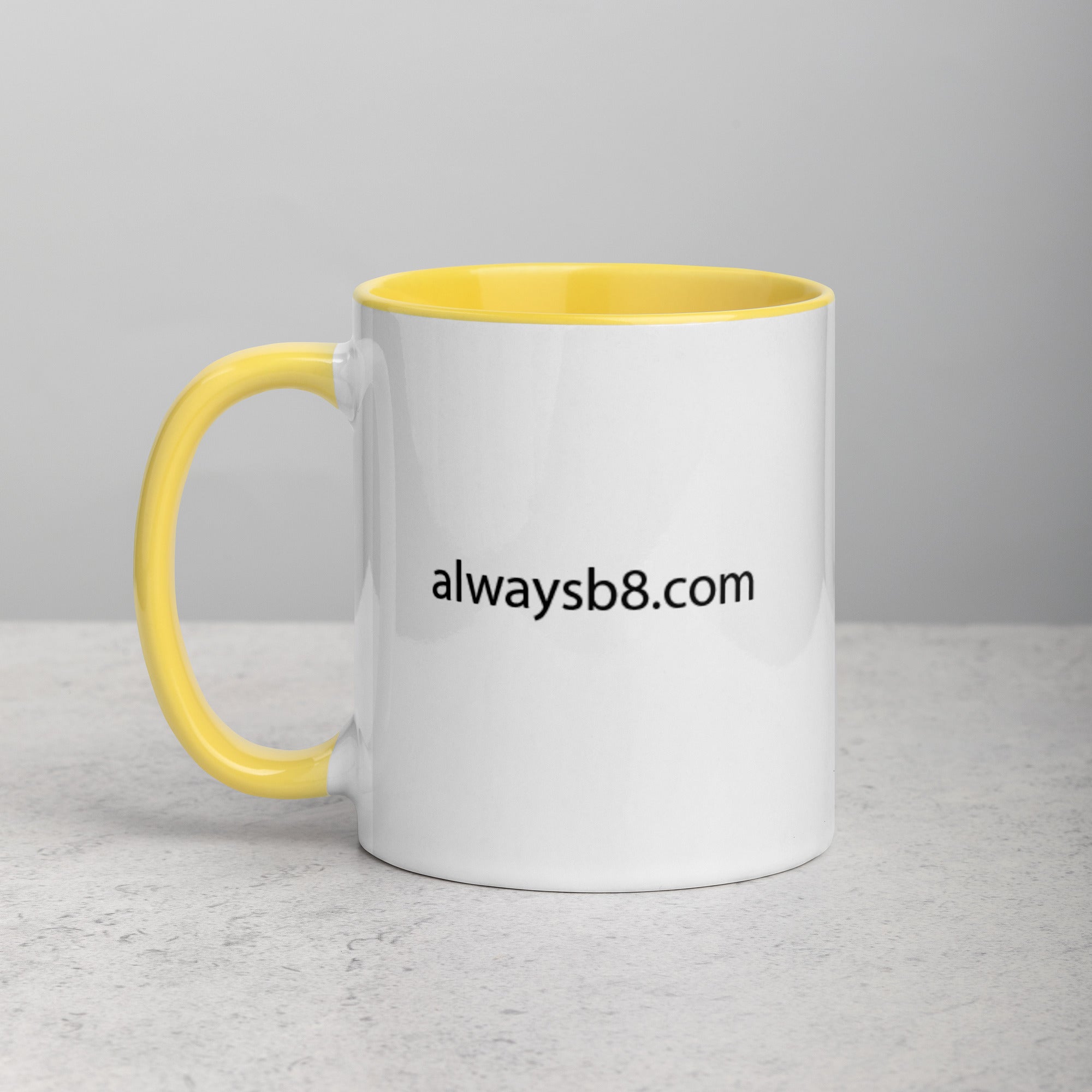 Alwaysb8 - Mug with Color Inside