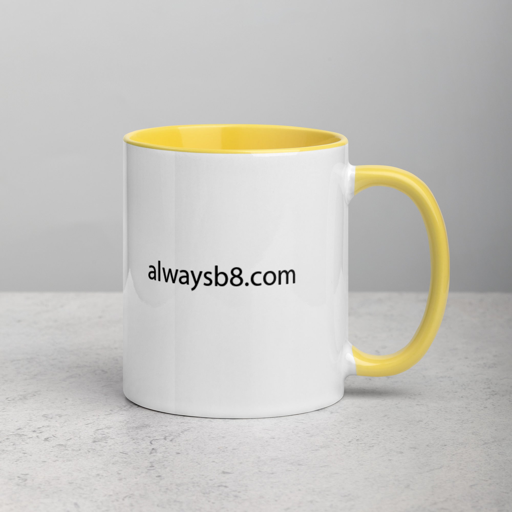 Alwaysb8 - Mug with Color Inside